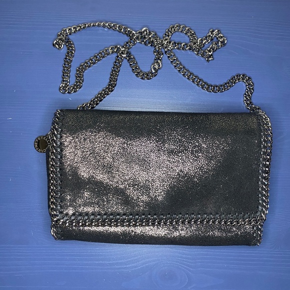 Stella McCartney Falabella Crossbody Bag in Ruthenium EUC - Picture 1 of 16